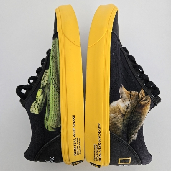 Vans x National Geographic Old Skool Photo Ark Sneakers size 5M/6.5W - Picture 9 of 16